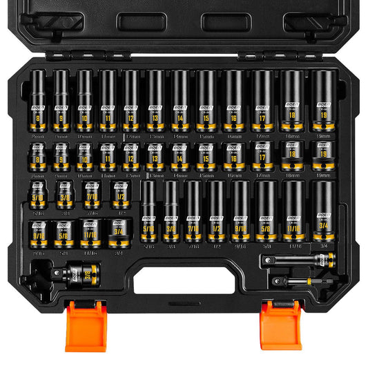 BOEN Pro 3/8" Drive Impact Socket Set 43 - Piece - BOEN