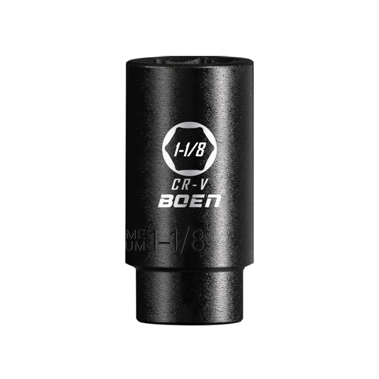 BOEN Tools 1/2" Dr 1-1/8 Inch SAE Shallow Impact Socket - BOEN