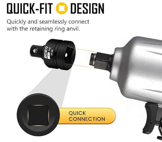 BOENTools 1"F x 3/4"M Impact Socket Adapter - BOEN