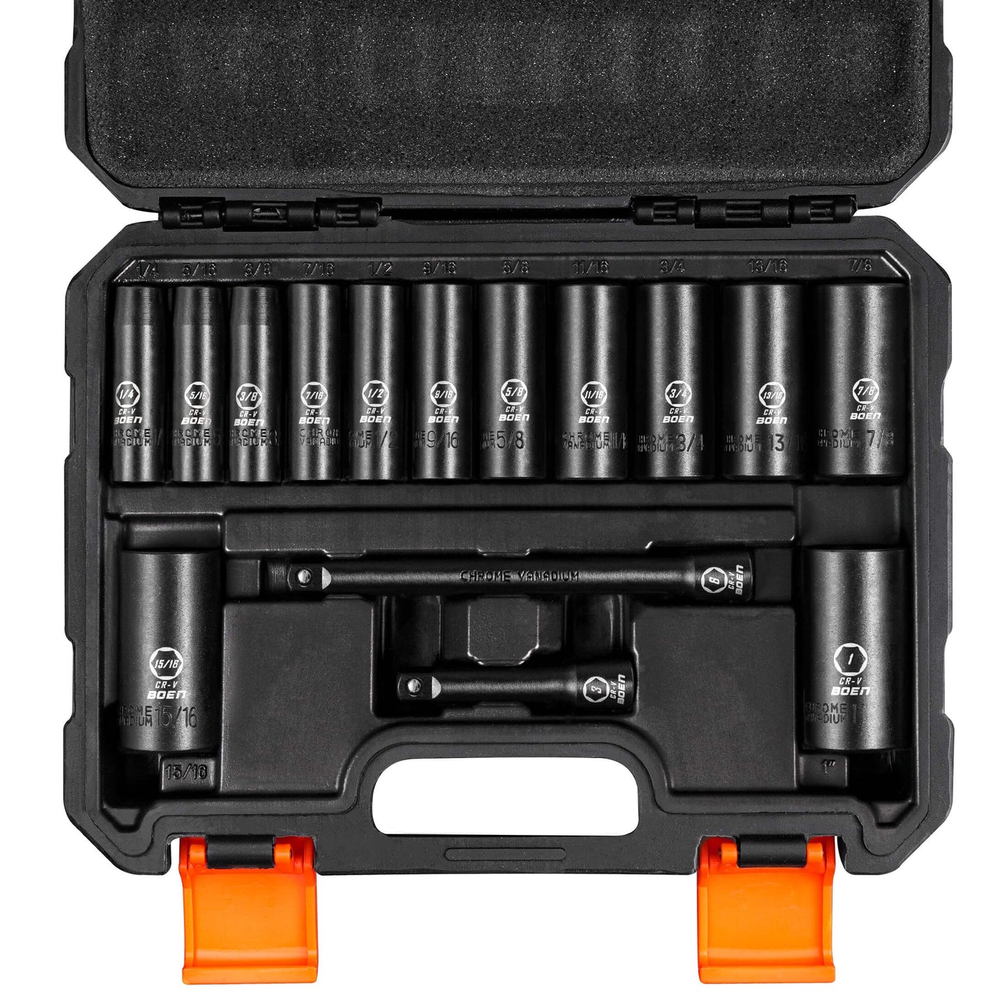 BOENTools 3/8 Drive Socket Set Sae-15 Pcs - BOEN