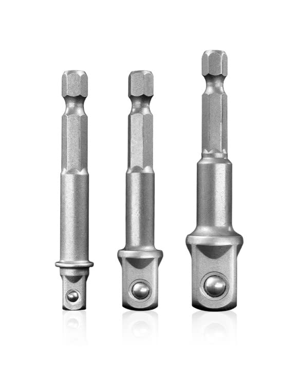 Boentools Impact Grade Drill Bit Adapter Set 3pcs Sae - BOEN