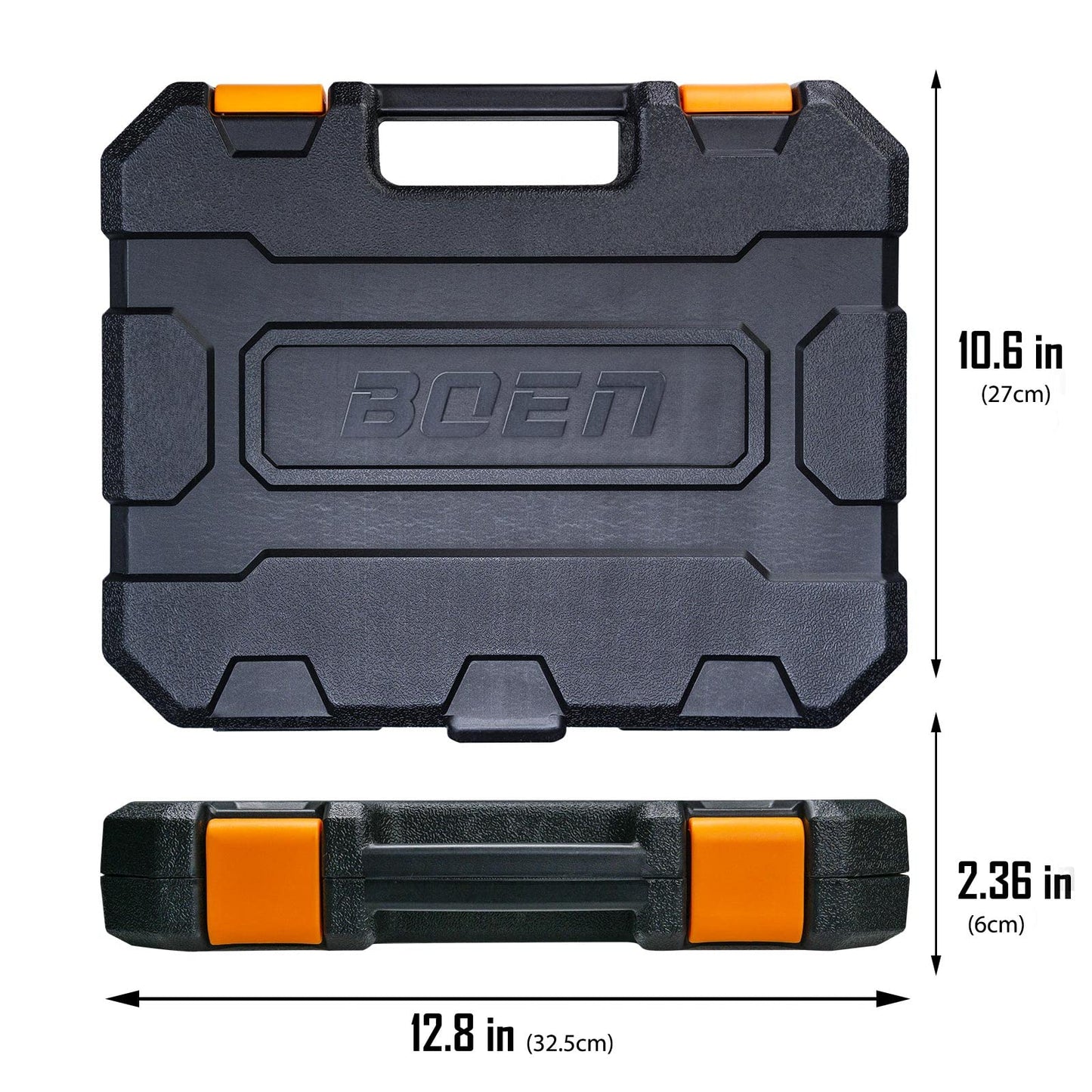 BOEN Tools 1/2" Drive Impact Metric Socket Set - 20Pcs - BOEN