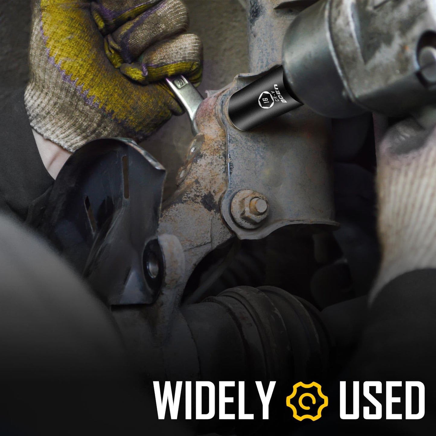 BOENTools 1/2" Drive 15-17mm Metric Shallow Impact Sockets - BOEN