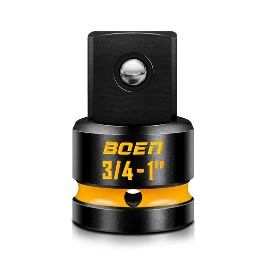 boen PRO 3/4" F to 1" M Impact Socket Adapter, Impact Driver Conversions for Impact Wrench, CR-MO Steel, Embossed and Painted Marking