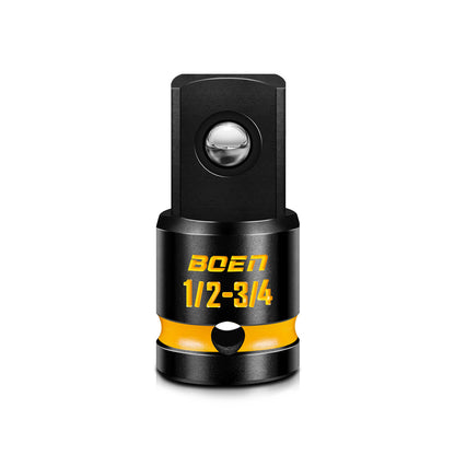 boen PRO 1/2" F to 3/4" M Impact Socket Adapter, Impact Driver Conversions for Impact Wrench, CR-MO Steel, Embossed and Painted Marking