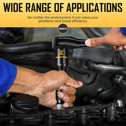 BOEN Magnetic Socket Extension, 3/8" Drive Magnetic Socket Adapters for Keep Bolts, CR-MO Steel Extension Bars with Magnetic Tips