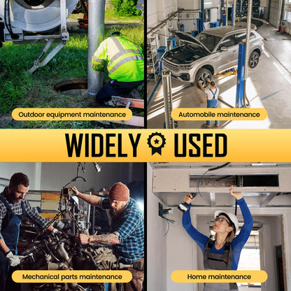 Boen Impact Socket Set 1/4 Inch Drive 72-Piece, 6-Point SAE(3/16-9/16 inch) and Metric (4-15mm) Sizes, Deep & Shallow Kit Includes Swivel Sockets, Extension Bar, Adapters & Universal Joint, CR-MO