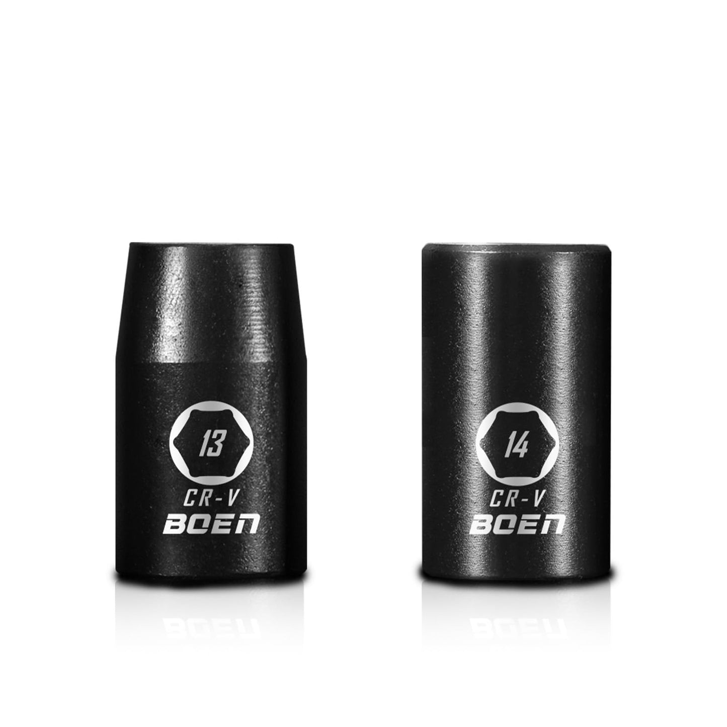 BOEN Tools 1/2" Drive 13/14mm Metric Shallow Impact Socket - BOEN